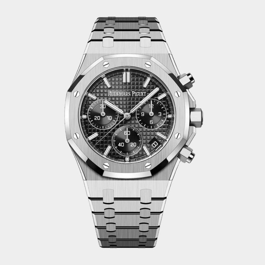 Audemars Piguet Royal Oak Selfwinding Chronograph 50th Anniversary in steel with blue dial