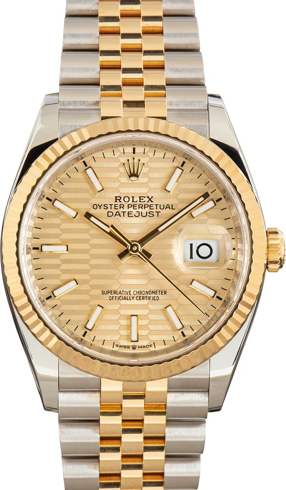 Rolex Datejust 36 126233 in Oystersteel and yellow gold