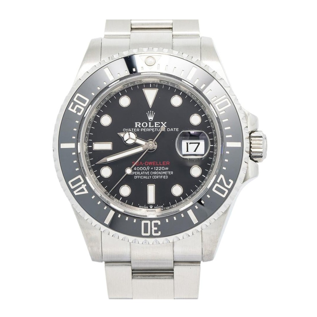 Rolex Sea-Dweller in Oystersteel with black dial and black Cerachrom bezel, reference 126600