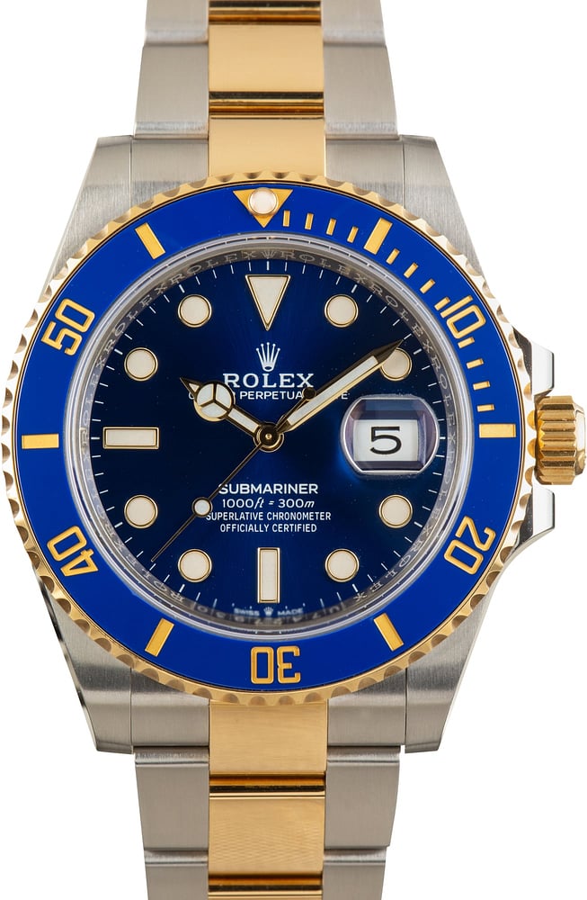 Rolex Submariner Date 126613LB in Oystersteel and yellow gold